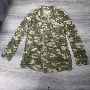 Arizona Jean Company Green Camouflage Jacket